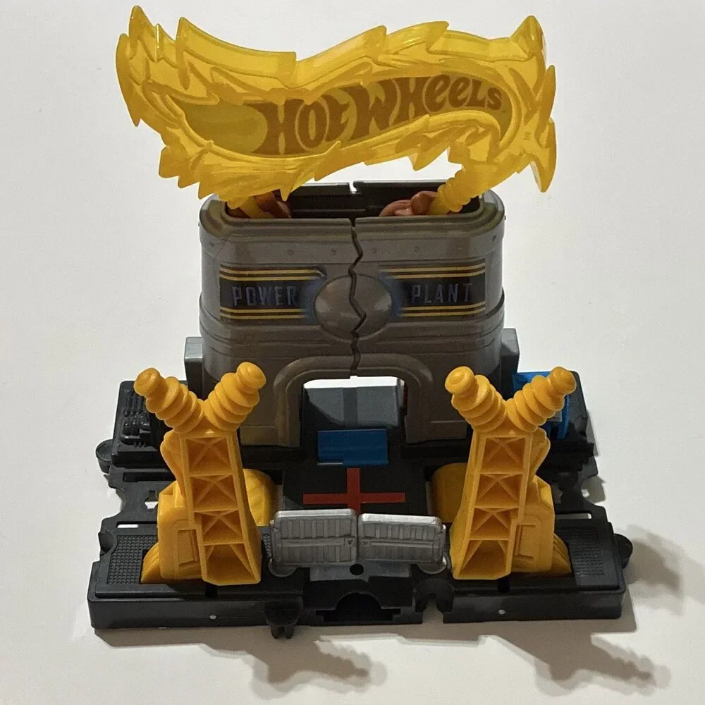 Hot Wheels Gorilla Attack Power Plant FMY98 Track Set Piece Pop-Up Gorilla Toy